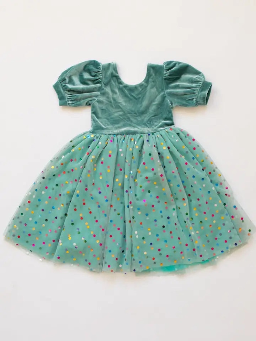 Ollie jay 2t  Diana Dress in Minty Confetti